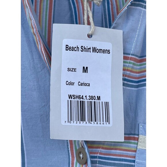 Amundsen Sports Beach Shirt dress size medium in carioca print color - Picture 8 of 12